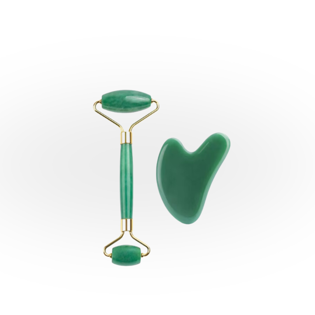 Jade Roller & Gua Sha Set - Nova Glow Beauty